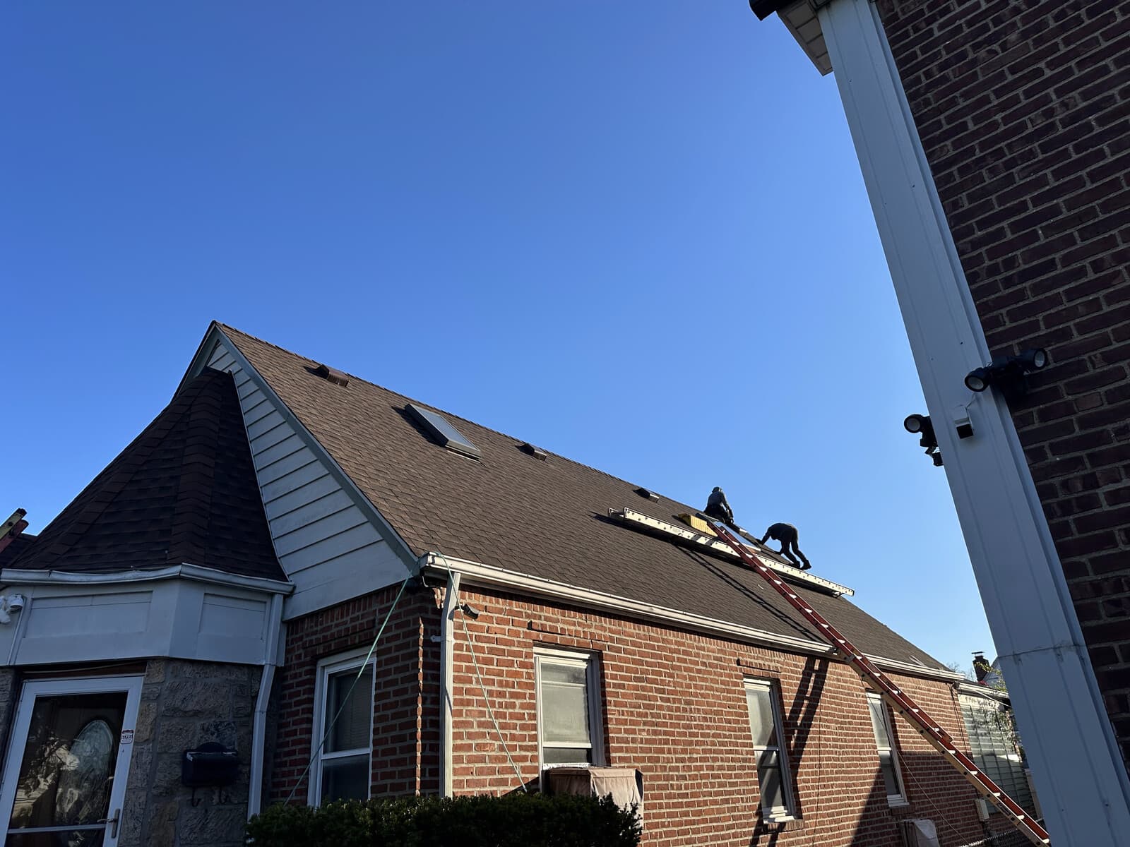 Storm damage roof assessment by Trust Proof Roofing crew in Connecticut